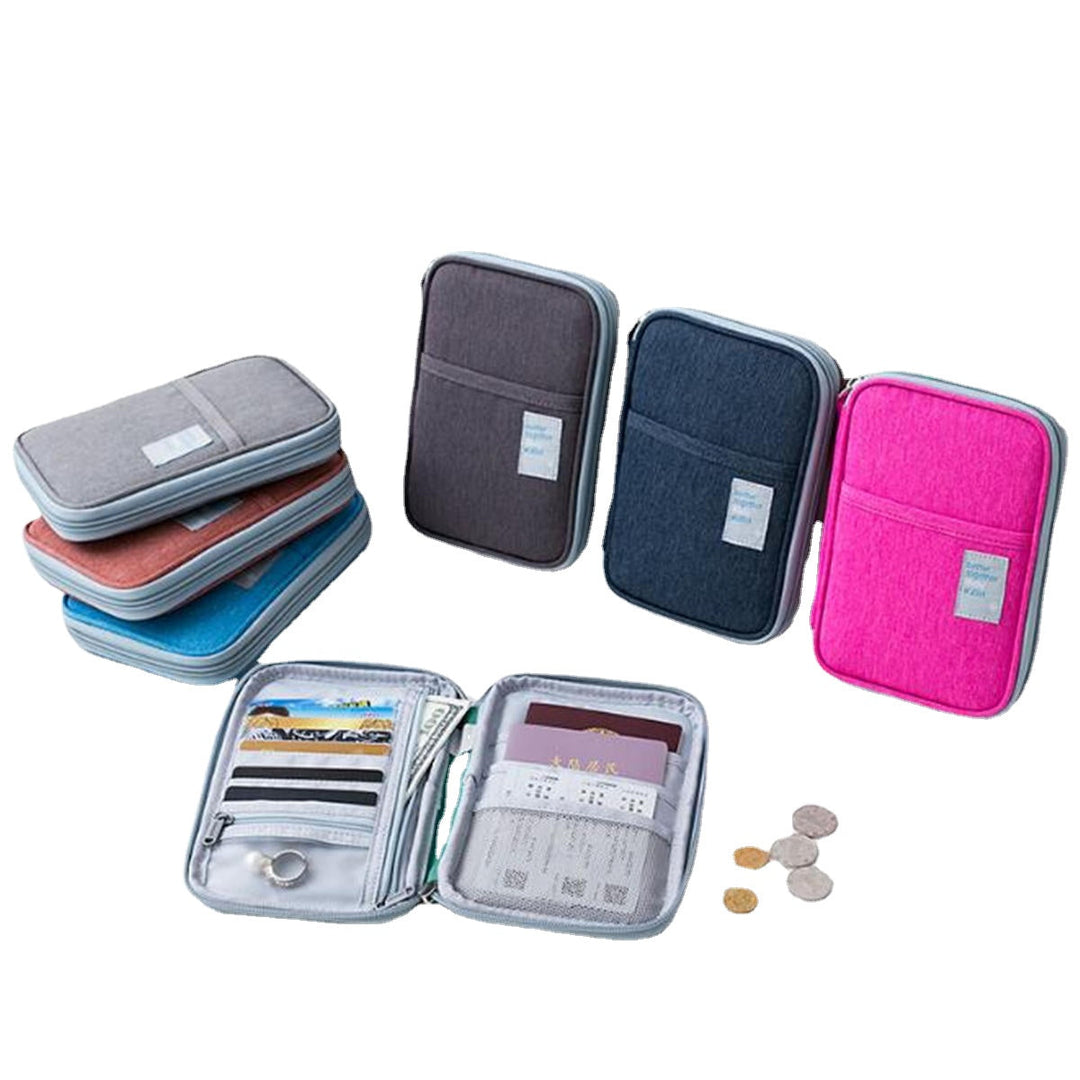 Outdoor Travel Card Passport Storage Bag Documents Cash Wallet Organizer Card Holder DTTT Image 2