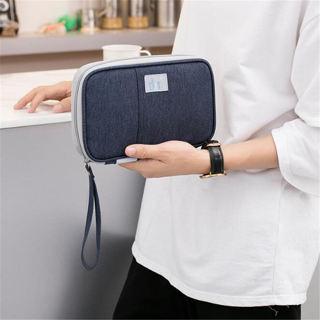 Outdoor Travel Card Passport Storage Bag Documents Cash Wallet Organizer Card Holder DTTT Image 3