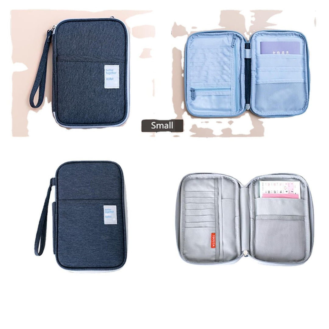 Outdoor Travel Card Passport Storage Bag Documents Cash Wallet Organizer Card Holder DTTT Image 1