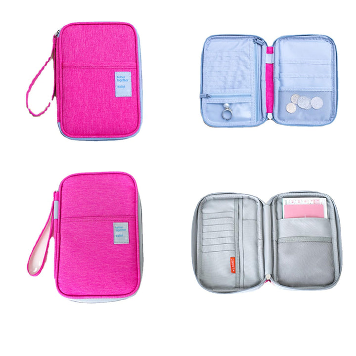 Outdoor Travel Card Passport Storage Bag Documents Cash Wallet Organizer Card Holder DTTT Image 11