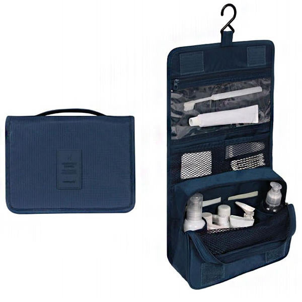Outdoor Travel Wash Bag Portable Waterproof Cosmetic Makeup Organizer Storage Bag With Hook Image 12