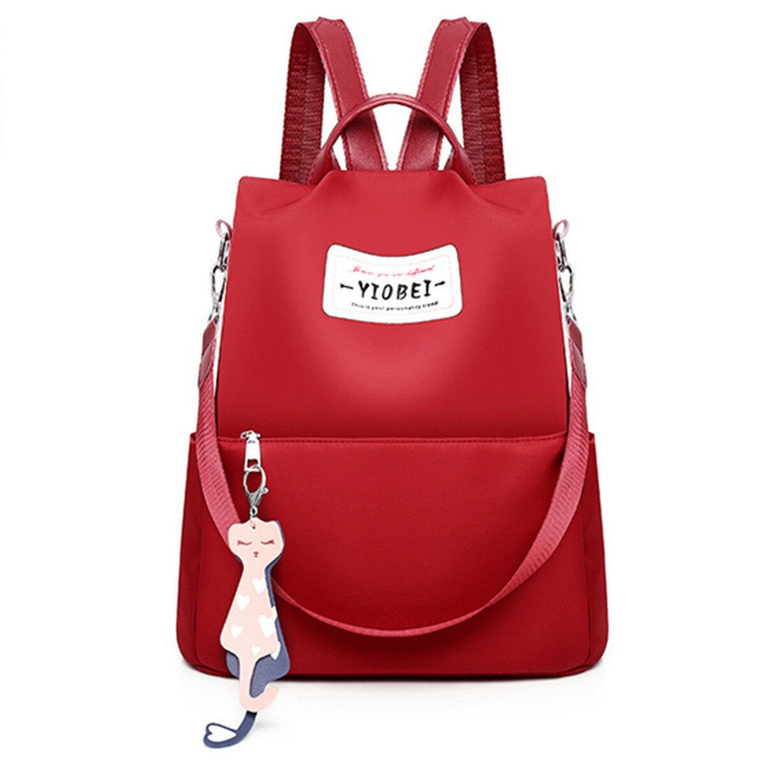 Outdoor Women Anti-Theft Backpack Oxford Cloth Waterproof Shoulder Bag Girls School Back Pack Image 1