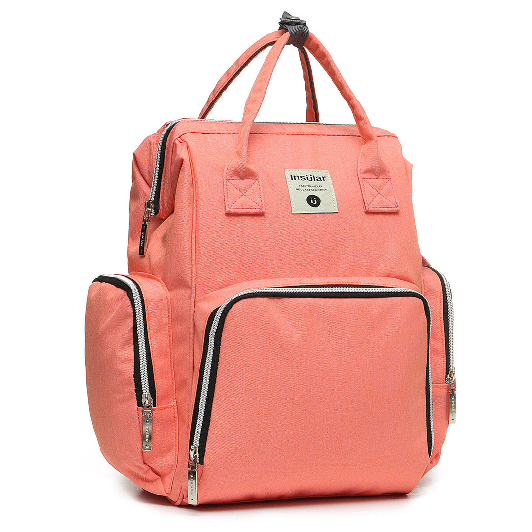 Oxford Cloth Waterproof Travel Backpack Multi-function Mommy Bag Baby Diaper Storage Bag Backpack Image 8