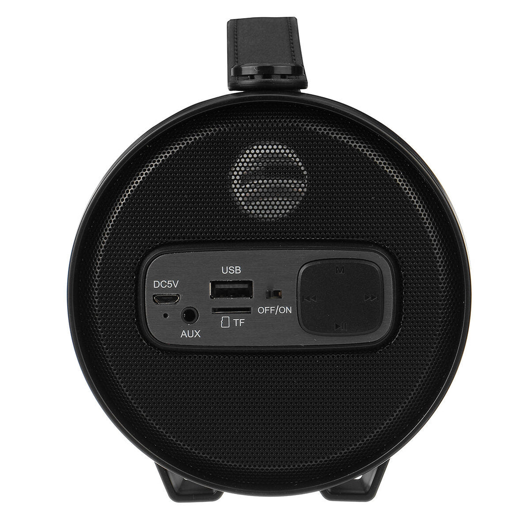 Portable LED bluetooth 5.0 Wireless Speaker Super Bass AUX TF Card Slot FM Radio Image 4