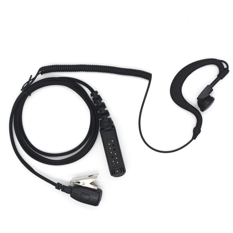 PTT MIC G Shape Earpiece Headset for Sepura STP8000 Walkie Talkie Ham Radio Hf Transceiver Handy C1035A Image 1