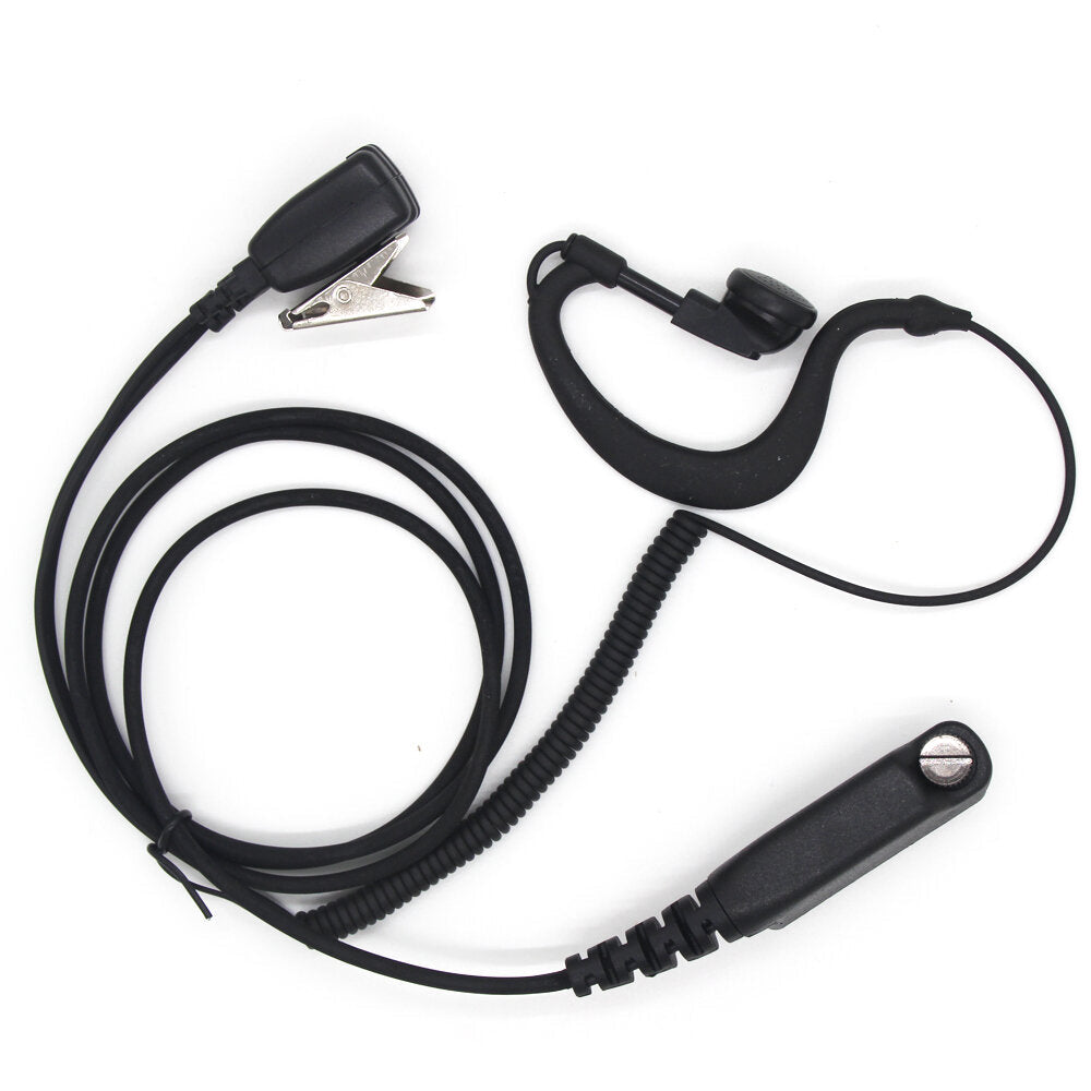 PTT MIC G Shape Earpiece Headset for Sepura STP8000 Walkie Talkie Ham Radio Hf Transceiver Handy C1035A Image 3