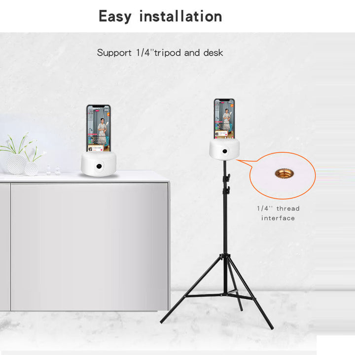 Smart Auto Face and Body Tracking Mobile Phone Holder 360 Rotation For Living Show Video Call E-class Livestream Free Image 4