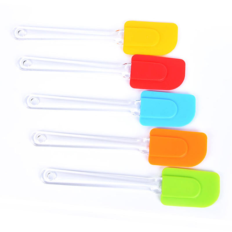 Silicone Scrapers Baking Scraper Cream Butter Handled Cake Spatula Cooking Cake Brushes Pastry Tool Image 1