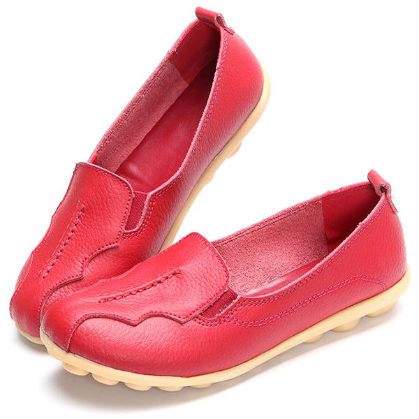 Round Toe Soft Sole Slip On Flat Loafers Image 2