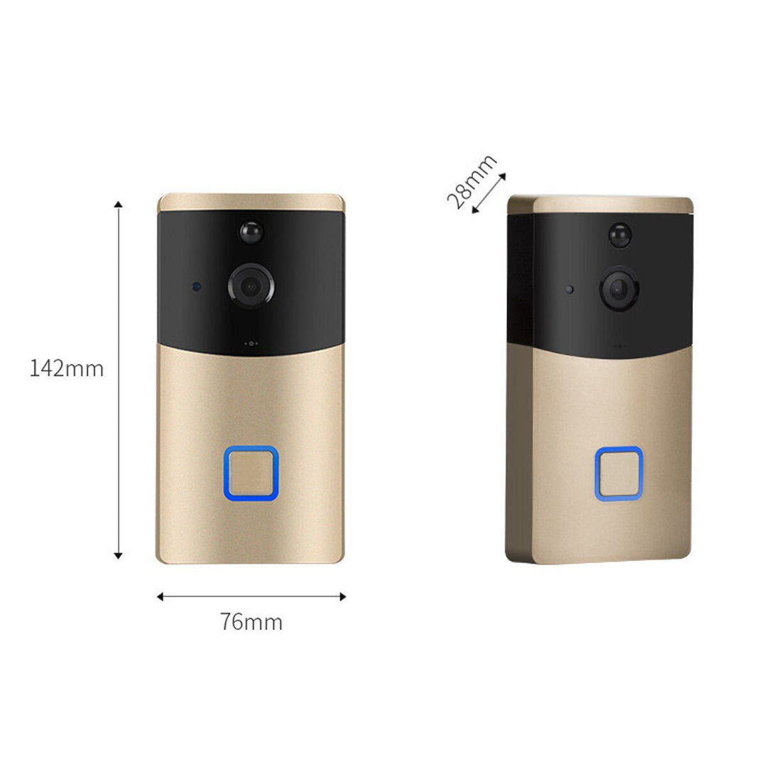 Smart Wireless WiFi Video DoorBell Phone IR Motion PIR Detection Camera Remote Image 2