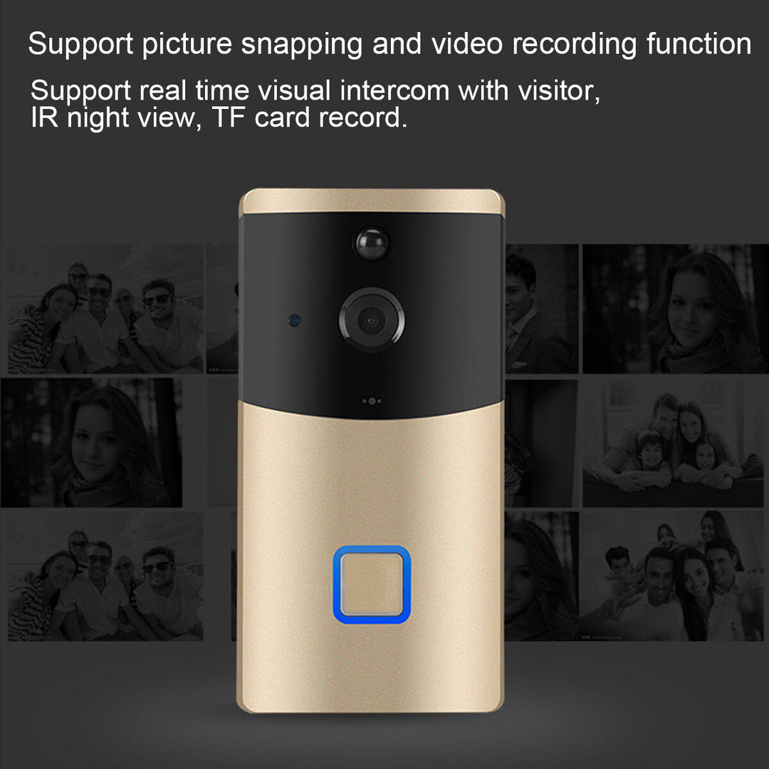Smart Wireless WiFi Video DoorBell Phone IR Motion PIR Detection Camera Remote Image 6