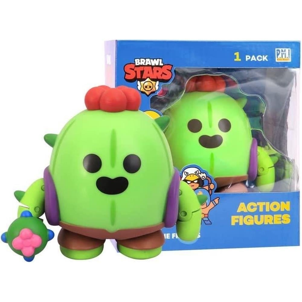 Brawl Stars Spike the Cactus Flower Fighter Plant Brawler Action Figure PMI International Image 2