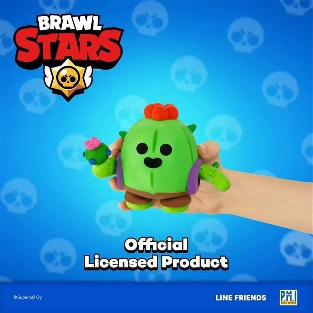 Brawl Stars Spike the Cactus Flower Fighter Plant Brawler Action Figure PMI International Image 3