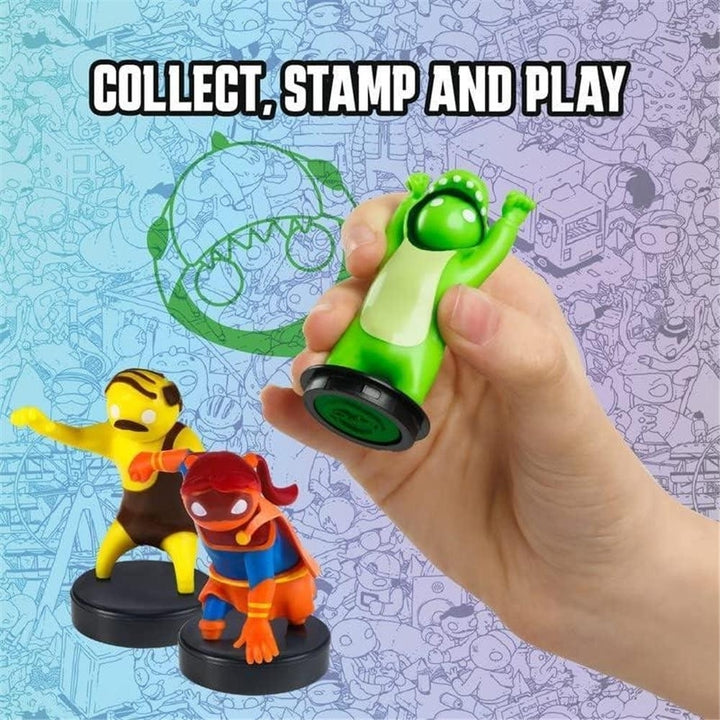 Gang Beasts Stamper Figures 5pk Video Game Character Mini Stamp PMI International Image 4