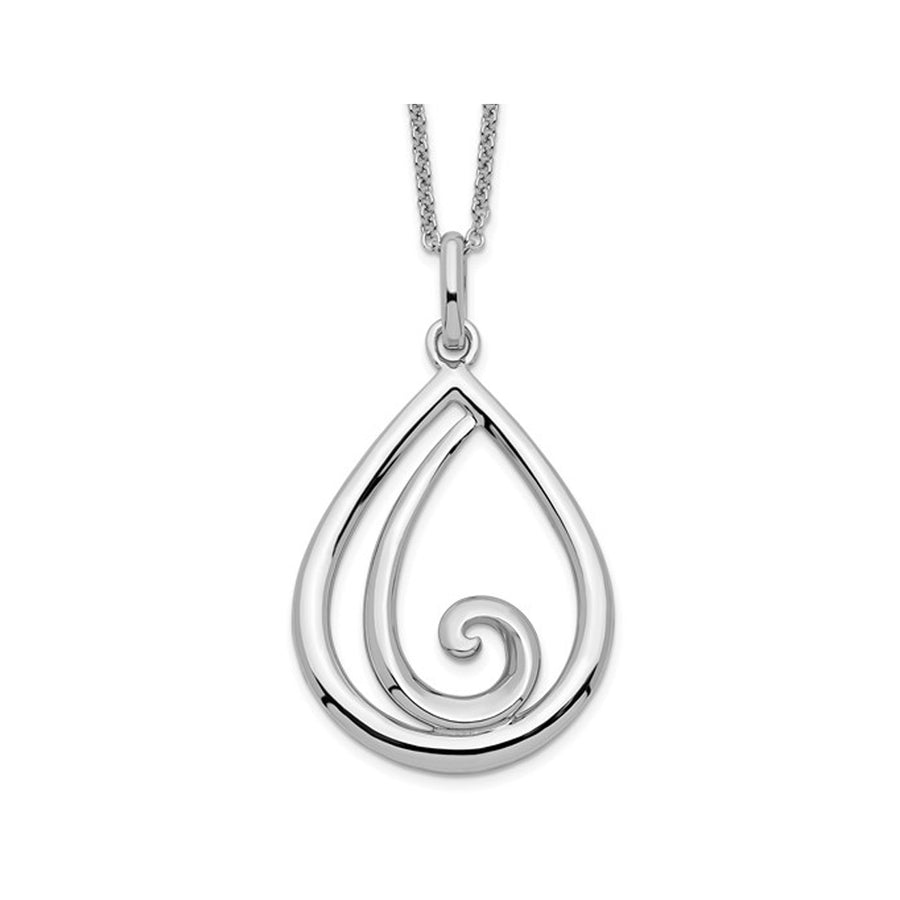 Remember Me Always Pendant Necklace in Sterling Silver with Chain Image 1