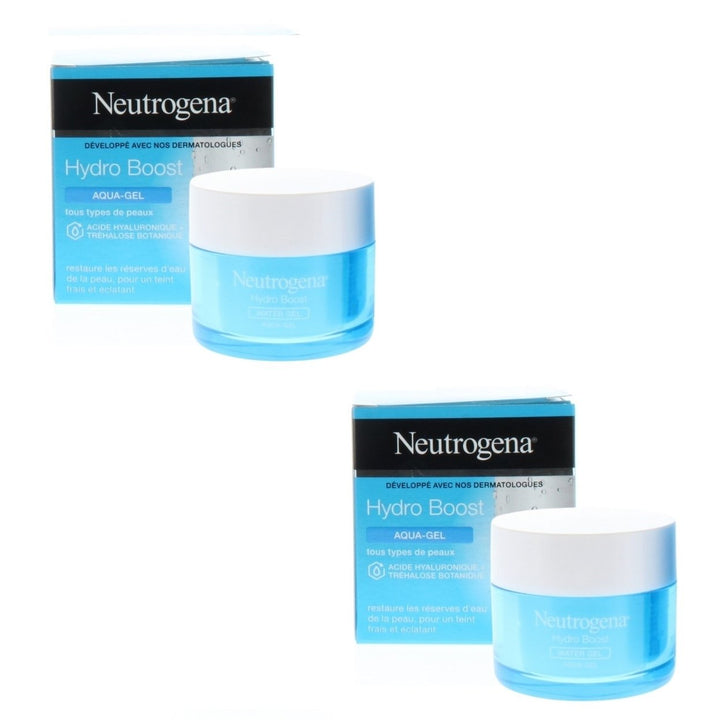 Neutrogena Hydro Boost Water Gel 50ml 2 Pack Hyaluronic Acid Moisturizer Image 1