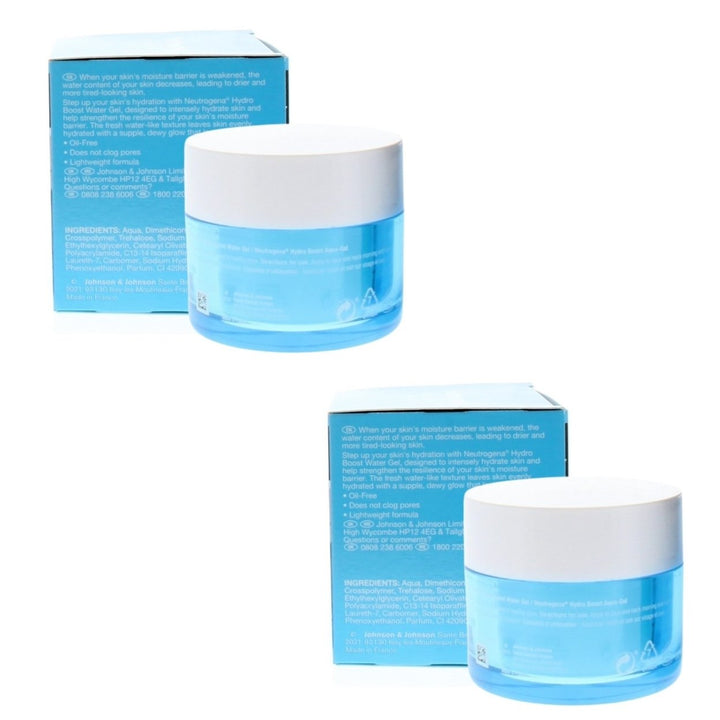 Neutrogena Hydro Boost Water Gel 50ml 2 Pack Hyaluronic Acid Moisturizer Image 2