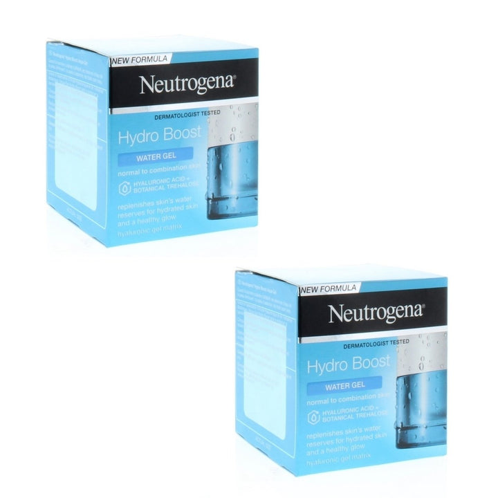 Neutrogena Hydro Boost Water Gel 50ml 2 Pack Hyaluronic Acid Moisturizer Image 3