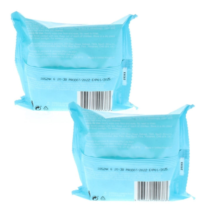 Neutrogena Hydro Boost Facial Wipes 50 Wipes Hyaluronic Acid Cleansing Towelettes Image 3