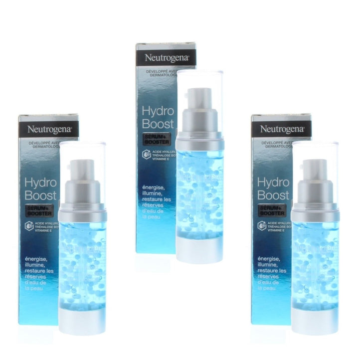 Neutrogena Hydro Boost Serum Booster 30ml (3 Pack) Image 1