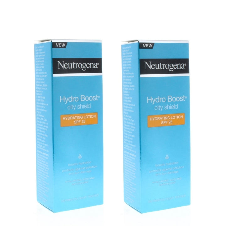 Neutrogena Hydro Boost City Shied Hydrating Lotion SPF 25 50ml (2 Pack) Image 3