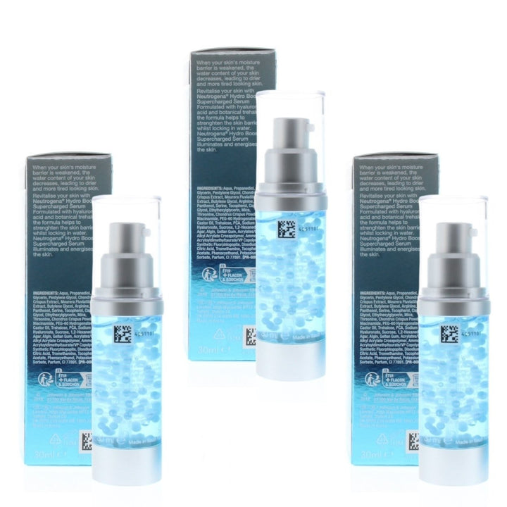 Neutrogena Hydro Boost Serum Booster 30ml (3 Pack) Image 2