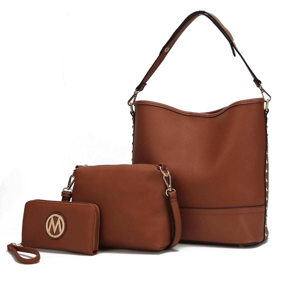 Ultimate Hobo Multi-Functional Shoulder Bag Handbag Crossbody Pouch and Wallet by Mia K. Image 4