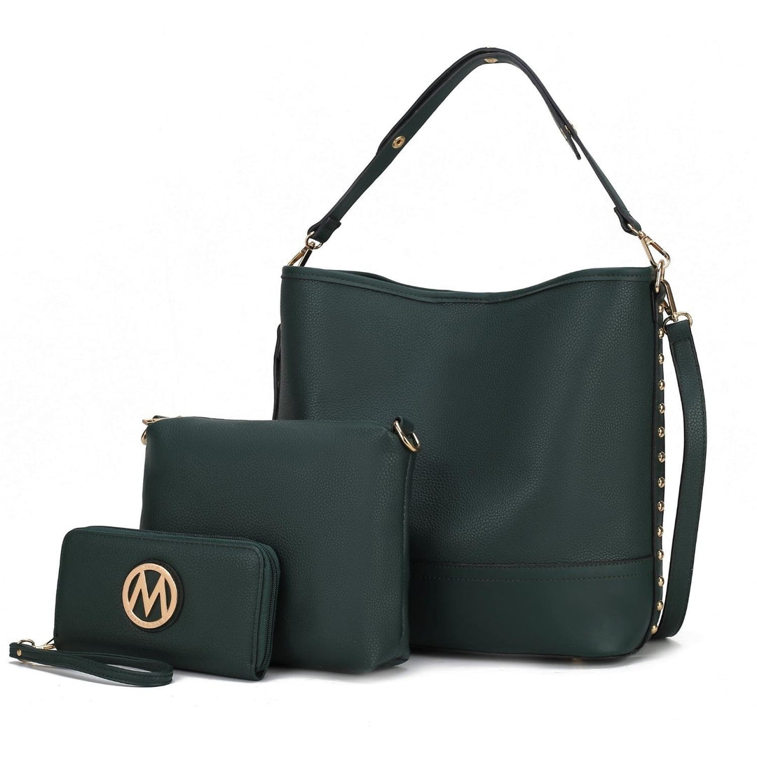 Ultimate Hobo Multi-Functional Shoulder Bag Handbag Crossbody Pouch and Wallet by Mia K. Image 11