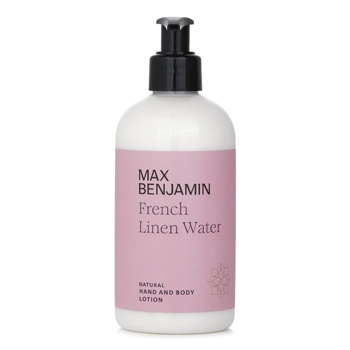 Max Benjamin Natural Hand and Body Lotion - French Linen Water 300ml Image 1