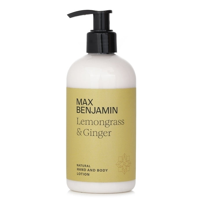 Max Benjamin Natural Hand and Body Lotion - Lemongrass And Ginger 300ml Image 1
