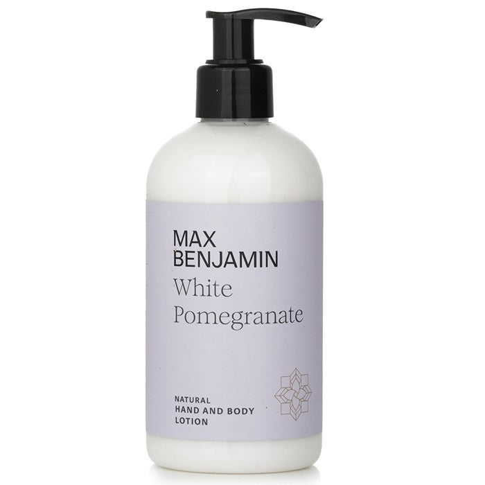 Max Benjamin Natural Hand and Body Lotion - White Pomegranate 300ml Image 1