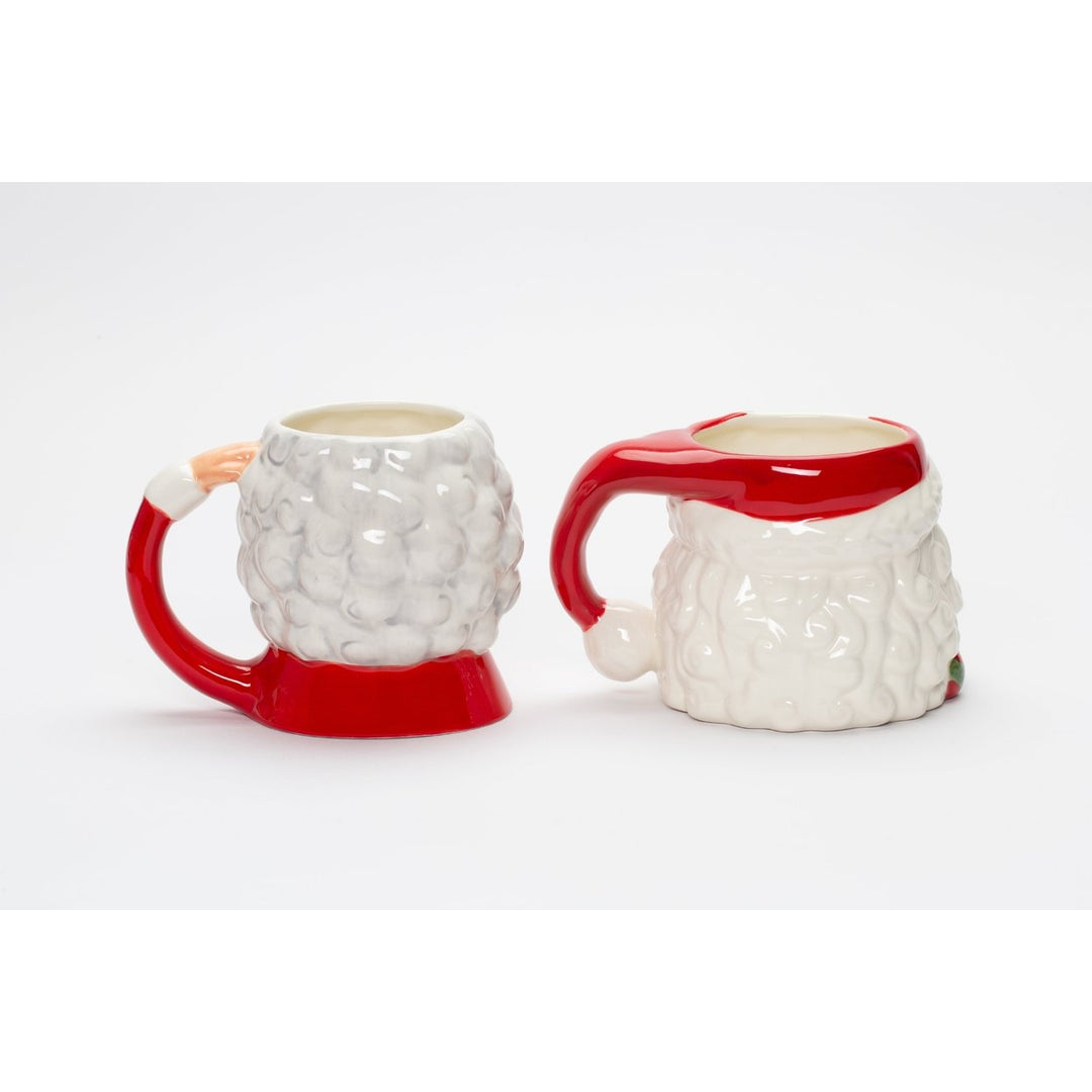 Ceramic Santa Claus Mrs Claus Mugs Set 14oz 16oz Christmas Gift Image 4