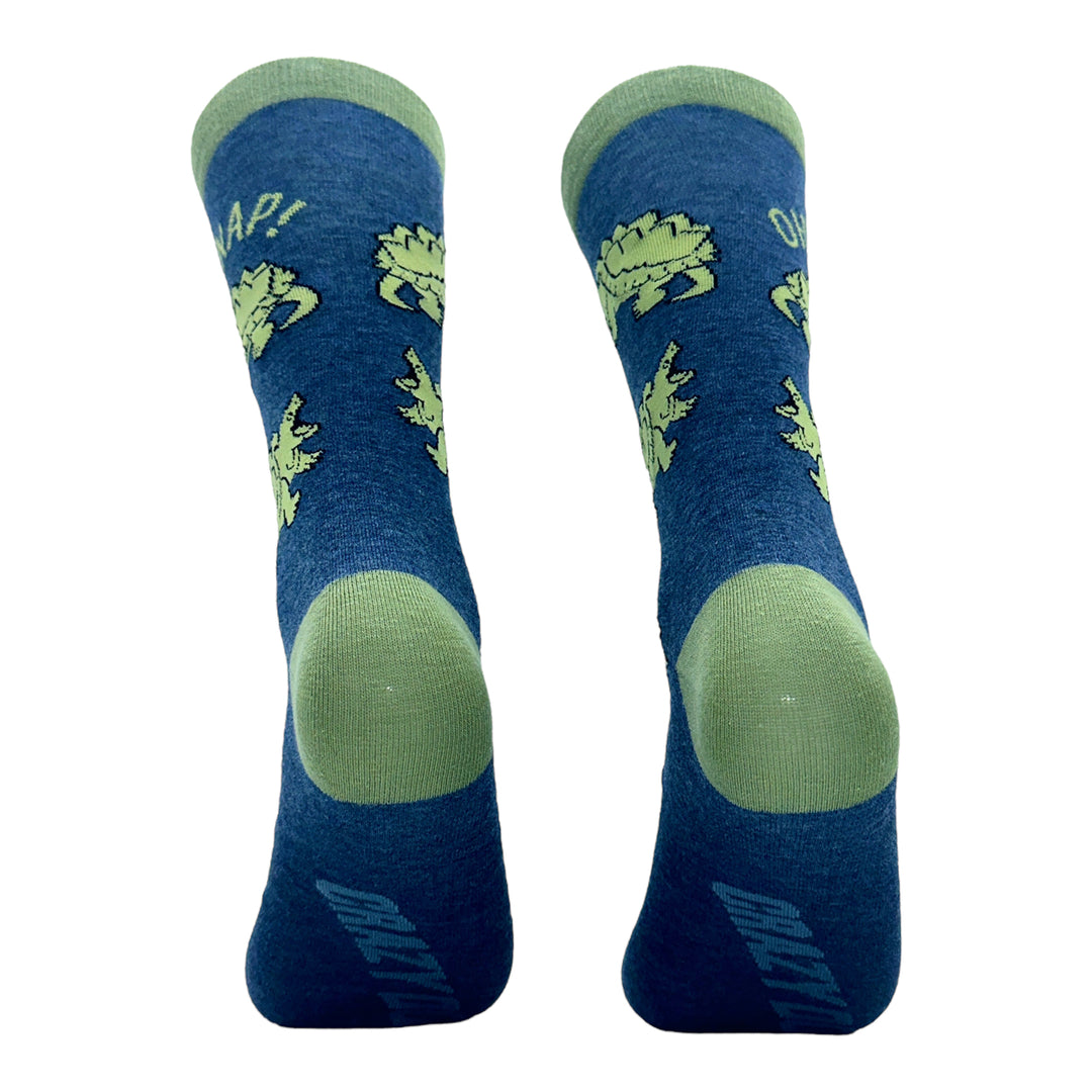 Mens Oh Snap Socks Funny Snapping Turtle Novelty Joke Footwear Image 6