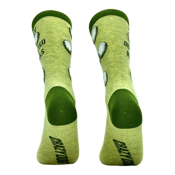 Mens Easily Distracted By Balls Socks Funny Golf Ball Putt Novelty Footwear Image 6