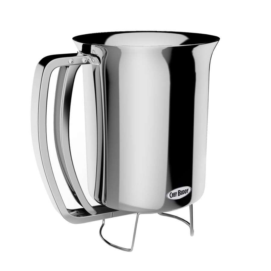 Pancake Batter Dispenser - Stainless Steel -Holds 3 Cups of Batter - Chef Buddy? Image 1