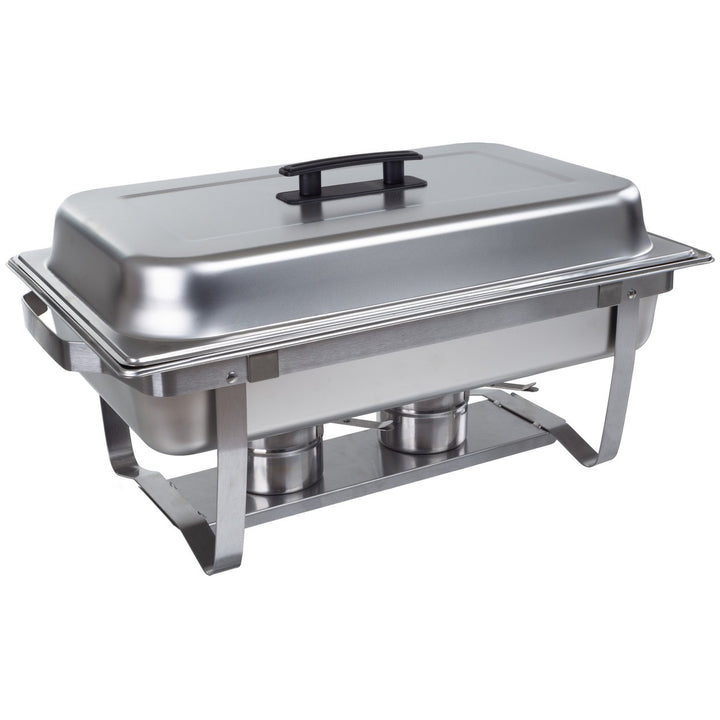 9 QT Stainless Steel Chafing Dish Buffet Set Food Warmers 6 Piece for Parties Image 1