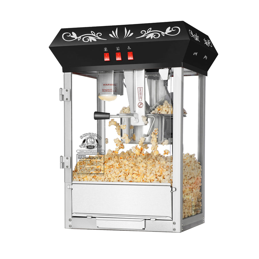 Movie Night 3 Gallon Commercial Quality Countertop Popcorn Popper Machine 8 Oz Image 1