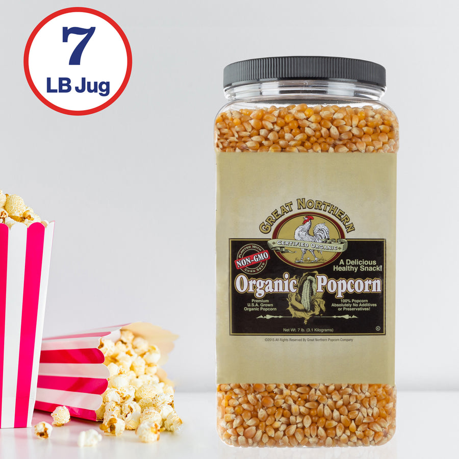 Great Northern Popcorn Organic Yellow Gourmet Popcorn All Natural7 Pounds Image 1