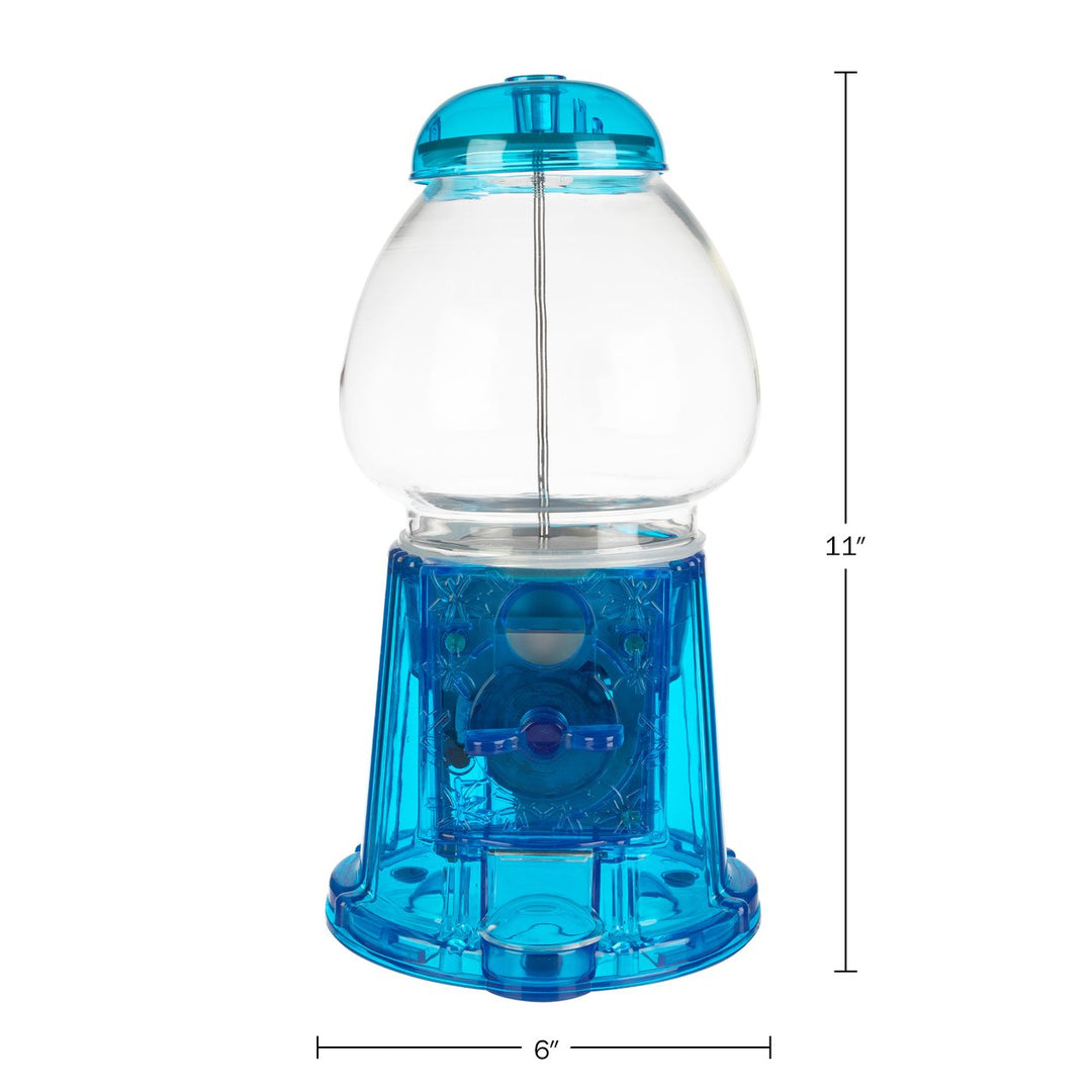 Blue 11 Inch Gumball Machine Candy Dispenser Coin Bank Mini Vending Machine Image 2