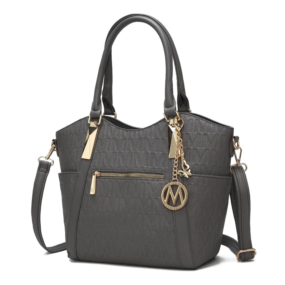 MKF Collection Hazel Vegan Leather Multi-Functional Shoulder Bag Womens Tote by Mia K Image 4