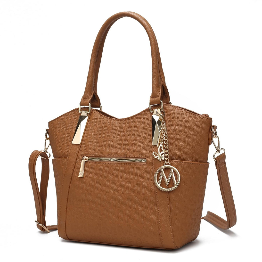 MKF Collection Hazel Vegan Leather Multi-Functional Shoulder Bag Womens Tote by Mia K Image 12