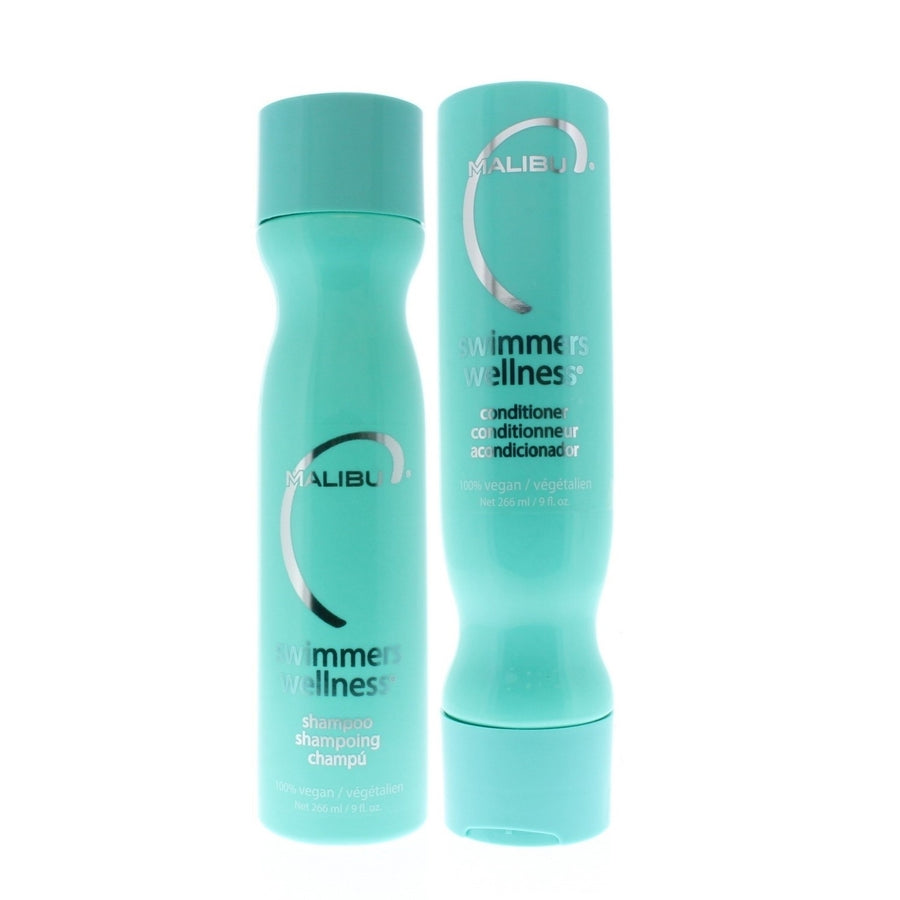 Malibu C Swimmers Wellness Shampoo and Conditioner 9oz/266ml Combo Image 1