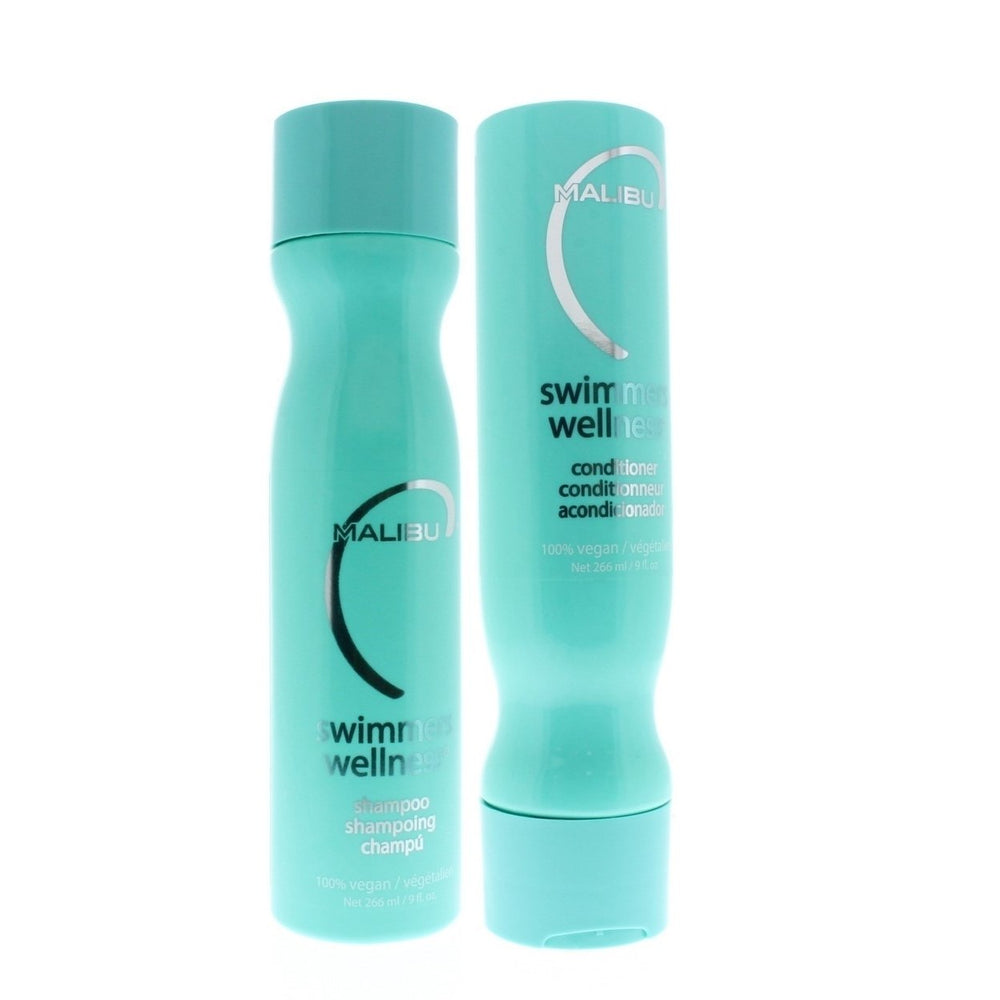 Malibu C Swimmers Wellness Shampoo and Conditioner 9oz/266ml Combo Image 2