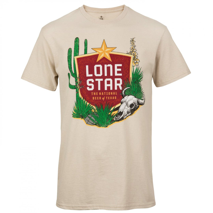 Lone Star Beer Texan Desert T-Shirt Image 1