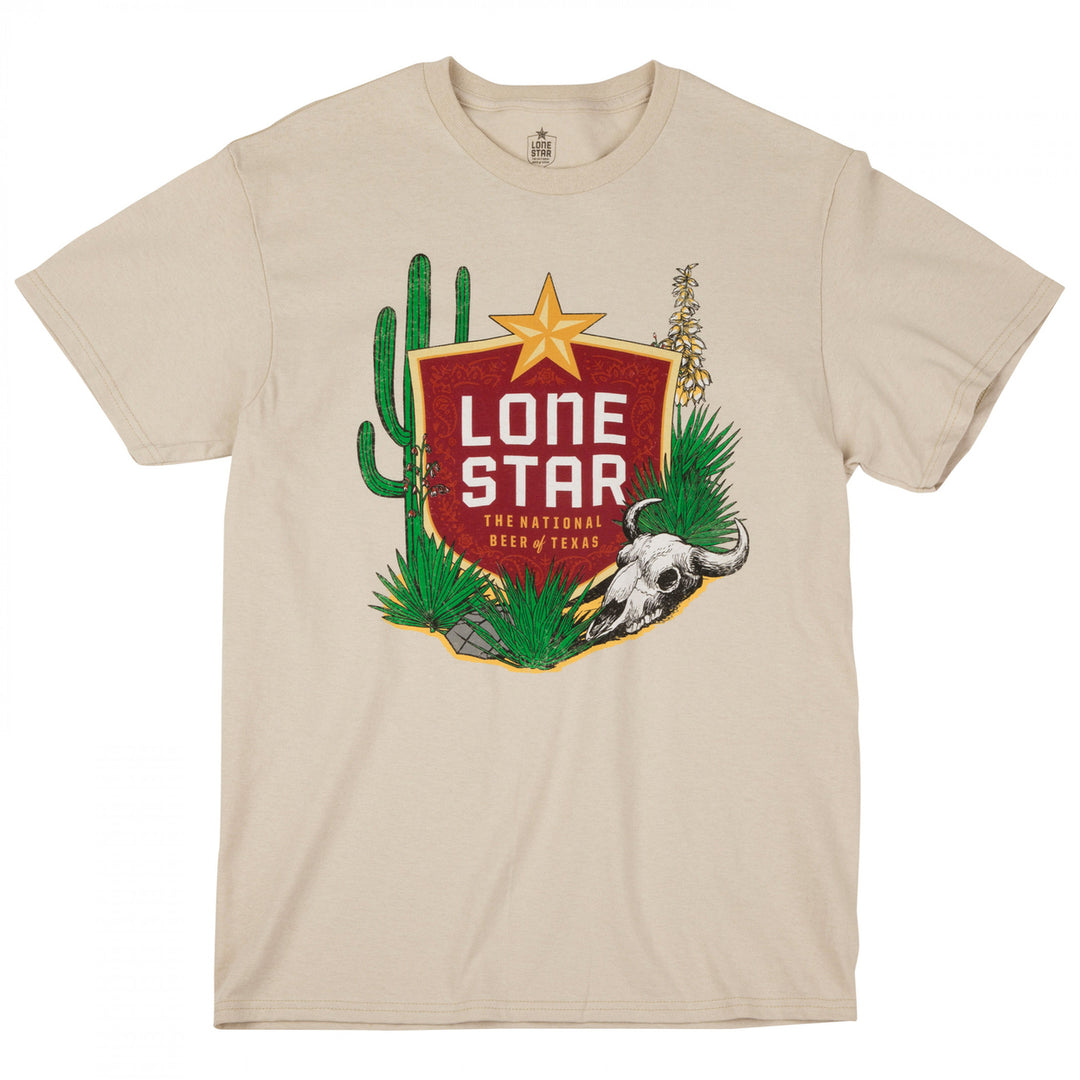 Lone Star Beer Texan Desert T-Shirt Image 2