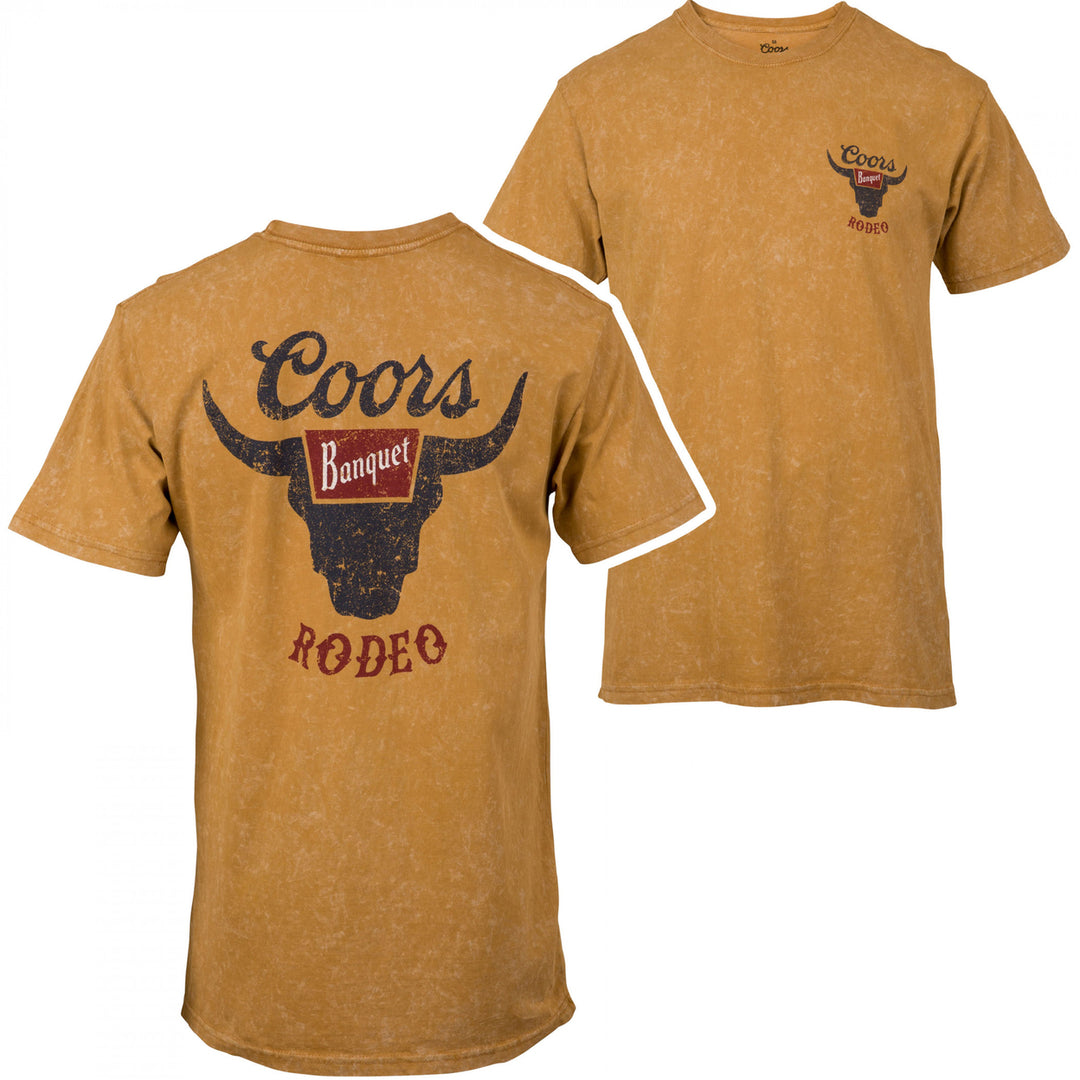 Coors Banquet Rodeo Mineral Wash Wheat T-Shirt Image 1