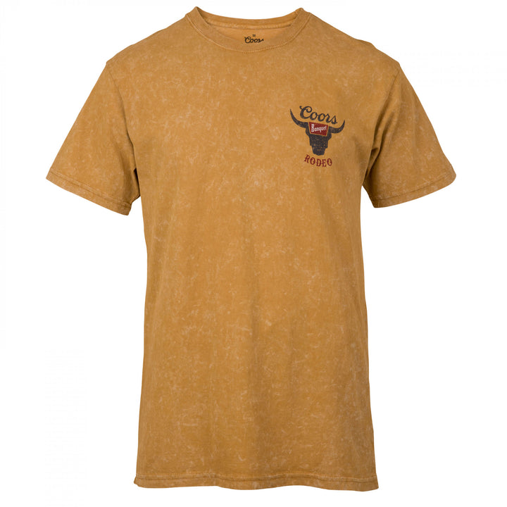 Coors Banquet Rodeo Mineral Wash Wheat T-Shirt Image 2