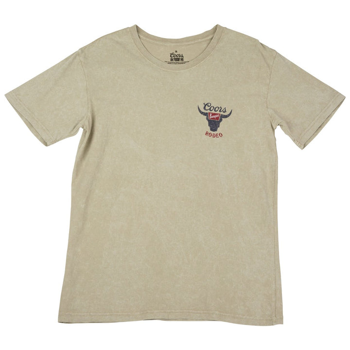 Coors Banquet Rodeo Mineral Wash Natural Beige T-Shirt Image 4