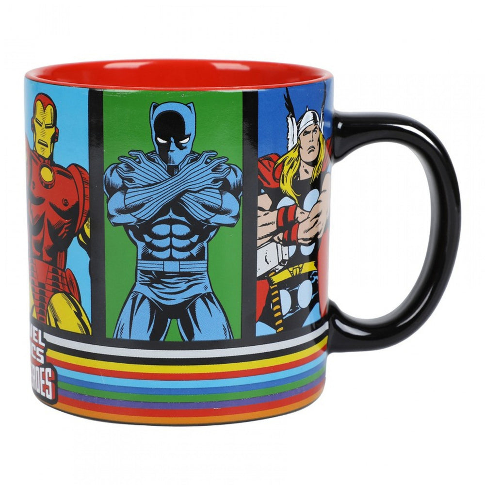 Avengers Classic Comic Art Panels 16oz Ceramic Mug Image 2