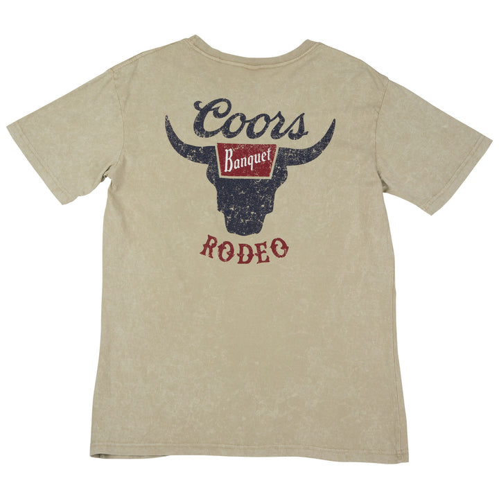 Coors Banquet Rodeo Mineral Wash Natural Beige T-Shirt Image 4